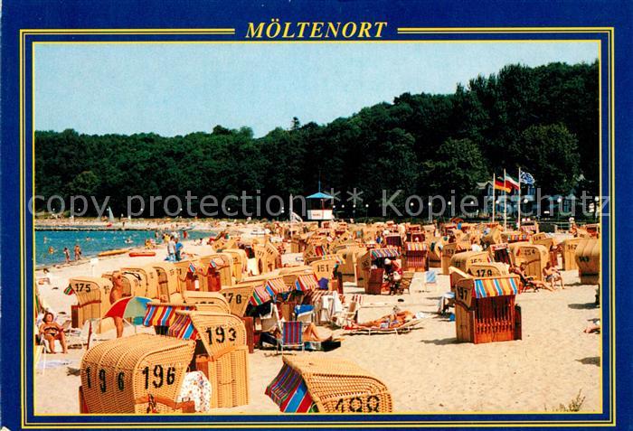 Moeltenort Strand Strandkorb