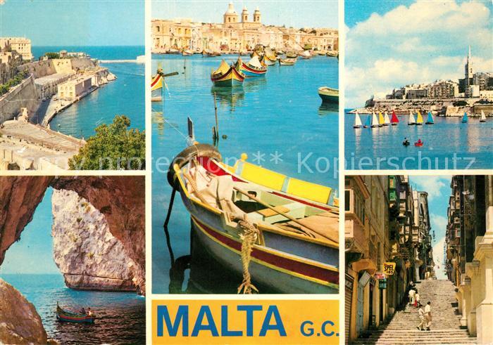 Malta Hafen Blaue Grotte Bastionen