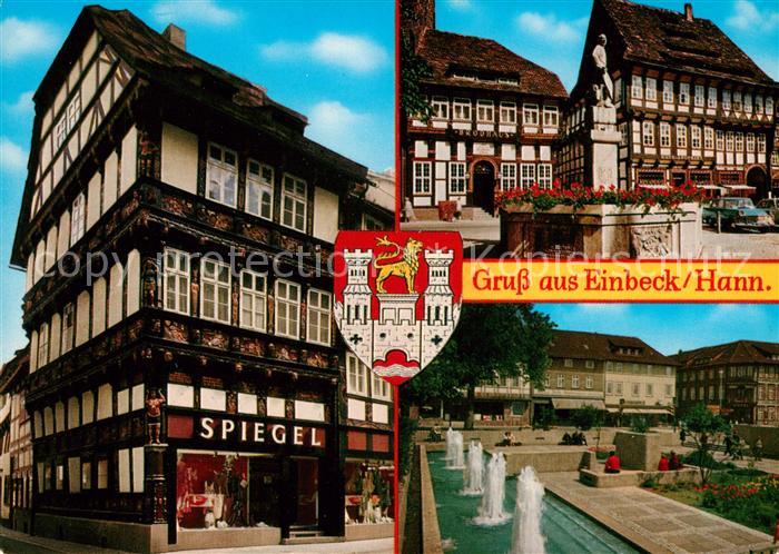 Einbeck Niedersachsen Fachwerk Brunnen