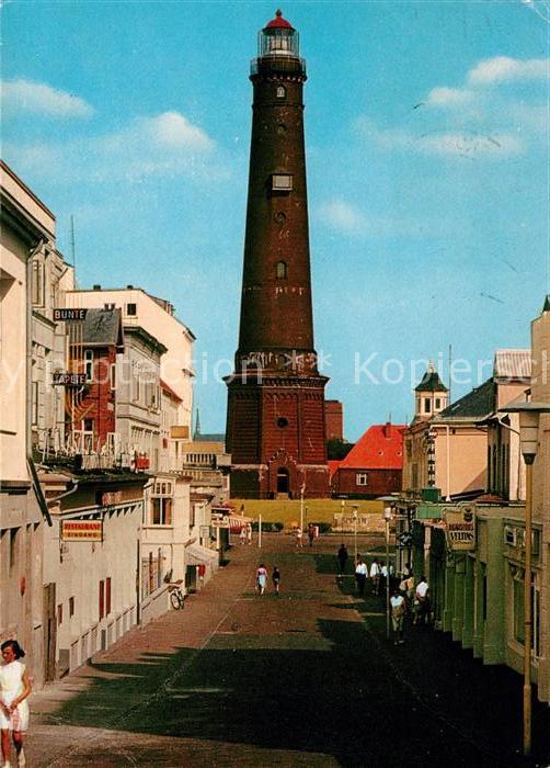 Borkum Strandstrasse neuer Leuchtturm