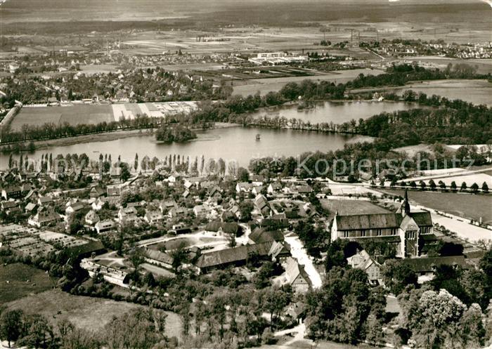Braunschweig Fliegeraufnahme Klostergut Zisterzienserkirche Teiche