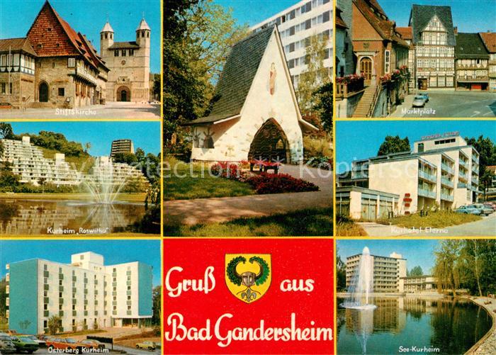 Bad Gandersheim Stiftskirche Marktplatz See Kurheim Kurhotel Eterna osterberg Ku