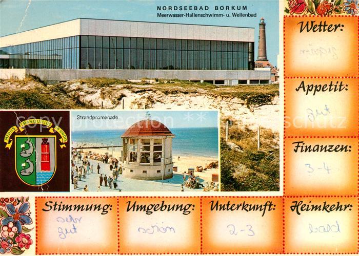 Borkum Meerwasser Hallenschwimm Wellenbad Strandpromenade