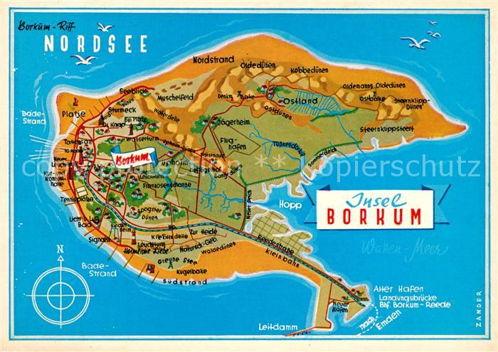 Borkum Panoramakarte