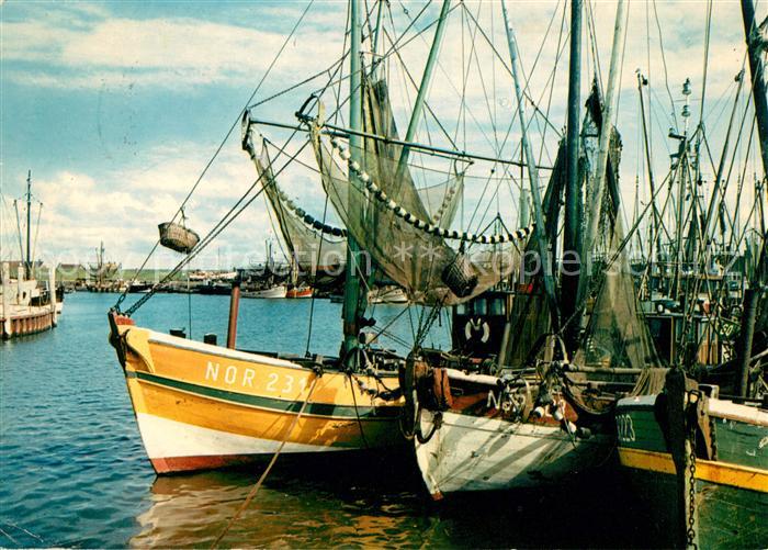 Norderney Nordseebad Fischerboote Hafen