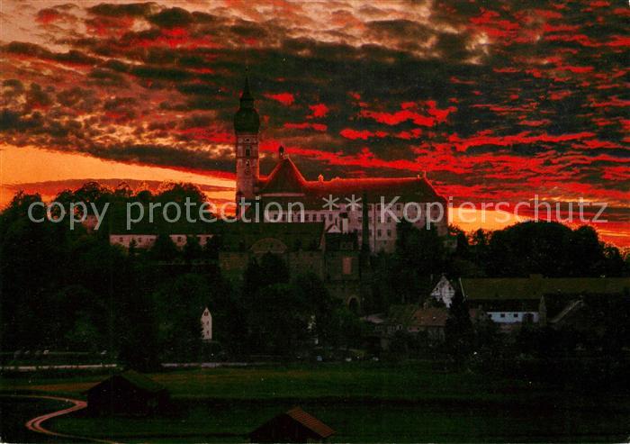 Kloster Andechs Ammersee Abendrot