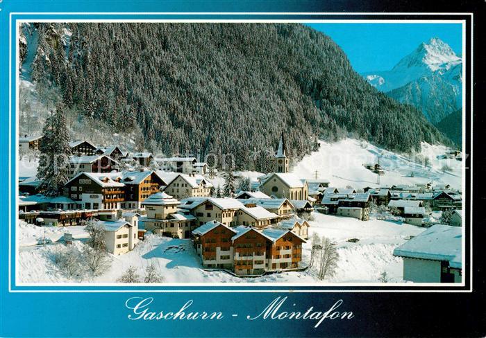 Gaschurn Vorarlberg Winterpanorama