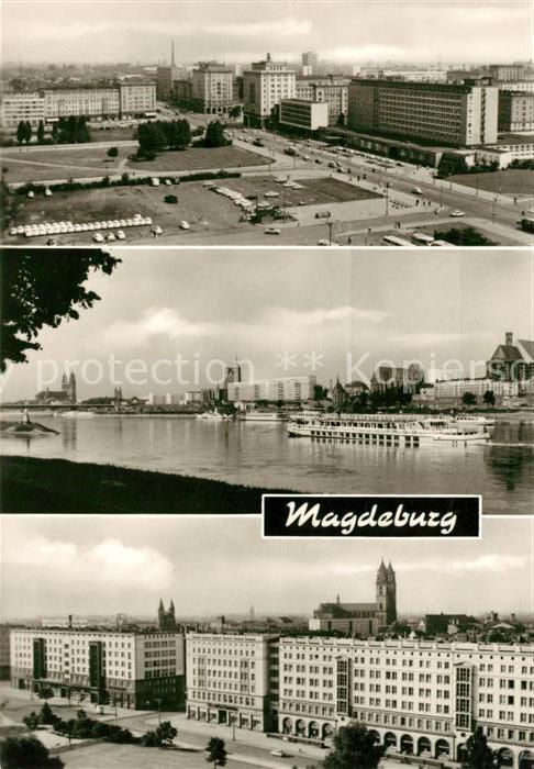 Magdeburg Elbe Panorama