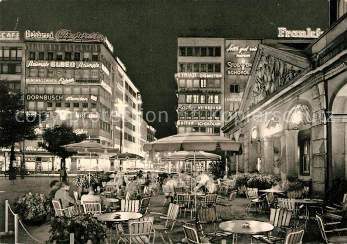 Frankfurt Main Hauptwache Nachtaufnahme