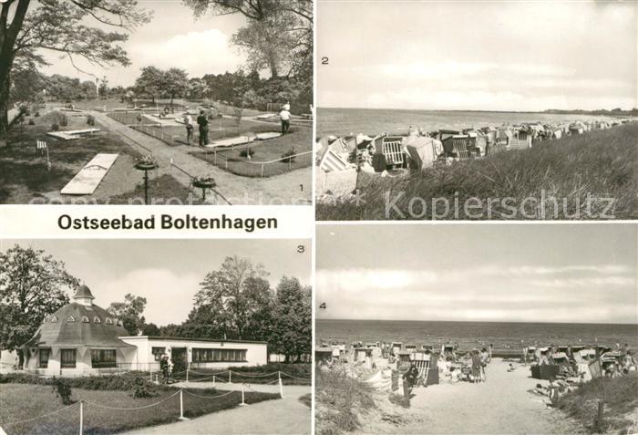 Boltenhagen Ostseebad Minigolfanlage Konsumgaststaette Pavillon Srand