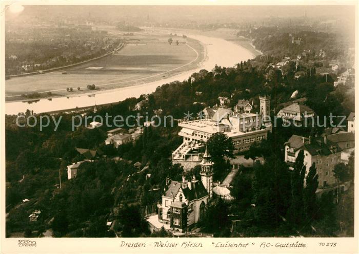 DRESDEN Elbe Weisser Hirsch Luisenhof HO Gaststaette