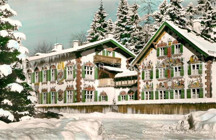 Oberammergau Haensl Gretl Heim Winter