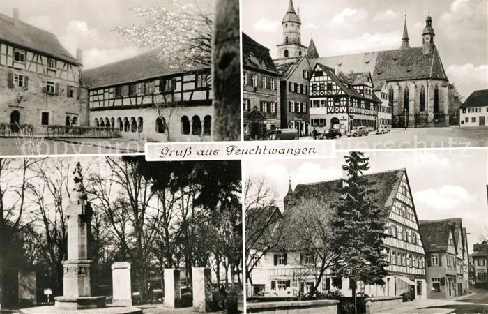 Feuchtwangen Denkmal Kirche Rathaus