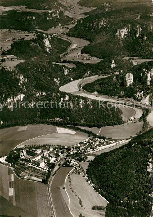 Beuron Donautal Fliegeraufnahme