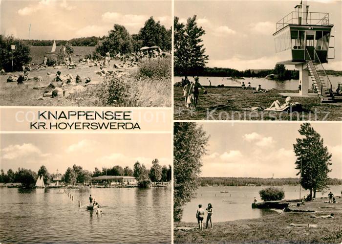 Knappensee Oberlausitz Liegewiese Sprungturm Strand