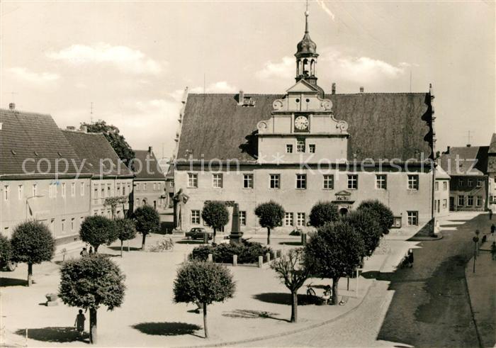 Belgern Elbe Markt Rathaus