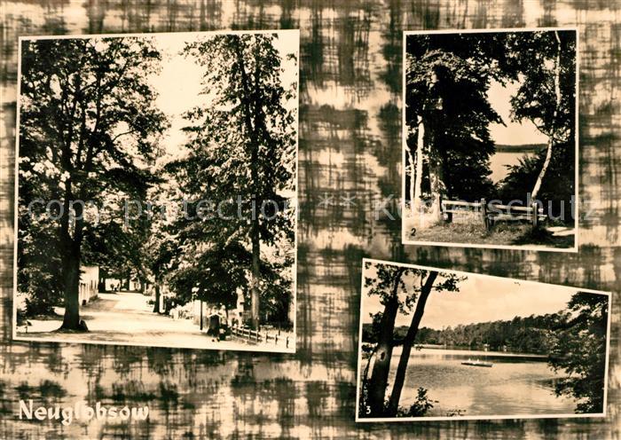 Neuglobsow Stechlinsee Strasse Augustabick Peetsch See Sonnenbucht