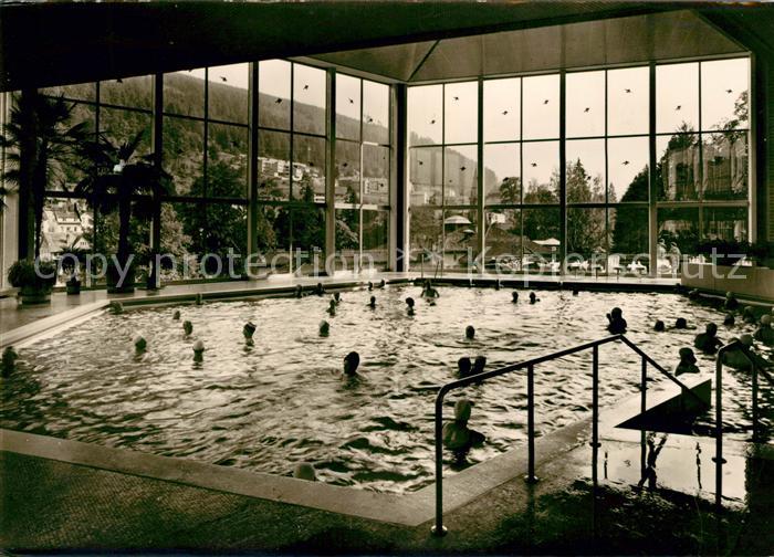 Wildbad Schwarzwald Thermalbewegungsbad Freibad Liegehallen