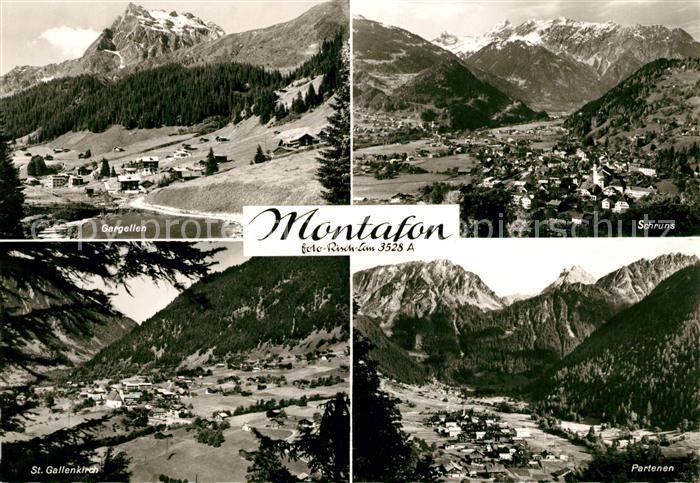 Montafon Gargellen Schruns Sankt Gallenkirch Partenen
