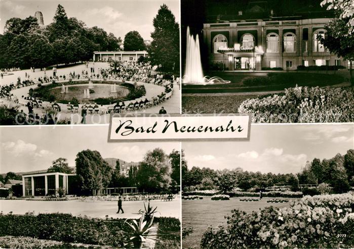 Bad Neuenahr-Ahrweiler Kurpark Springbrunnen Konzerthalle