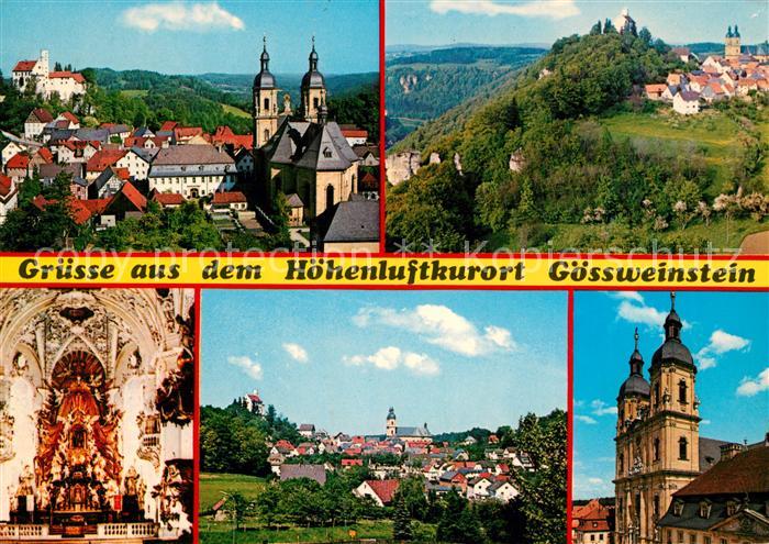 Goessweinstein Kirchen Schloss Burg Panoramen