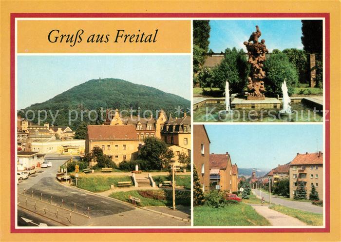 Freital Storchenbrunnen Wilhelm Pieck Strasse Hainsberg