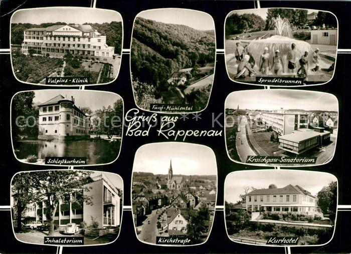 Rappenau Bad Kraichgau Sanatorium Schlosskurheim