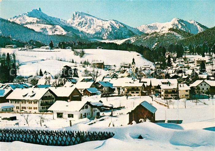 Kohlgrub Bad Winterlandschaft Panorama