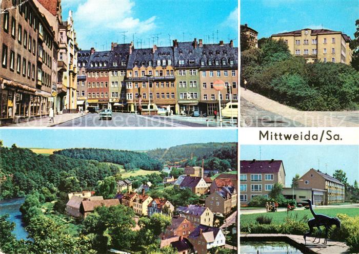 Mittweida Mrkt Ingenieurhochschule Bahnhofsvorplatz