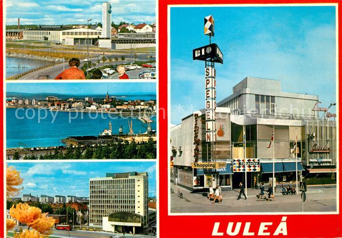 Lulea Einkaufszentrum Hafen Panoramen