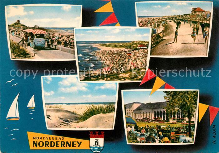 Norderney Nordseebad Strandpromenade Duenen