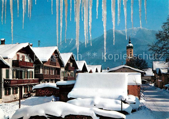 GARMISCH-PARTENKIRCHEN Bayern Wank Winterlandschaft