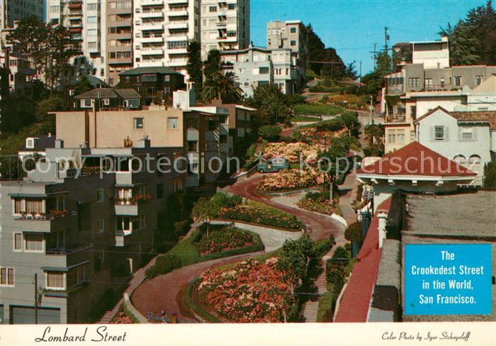 San Francisco California Lombard Street