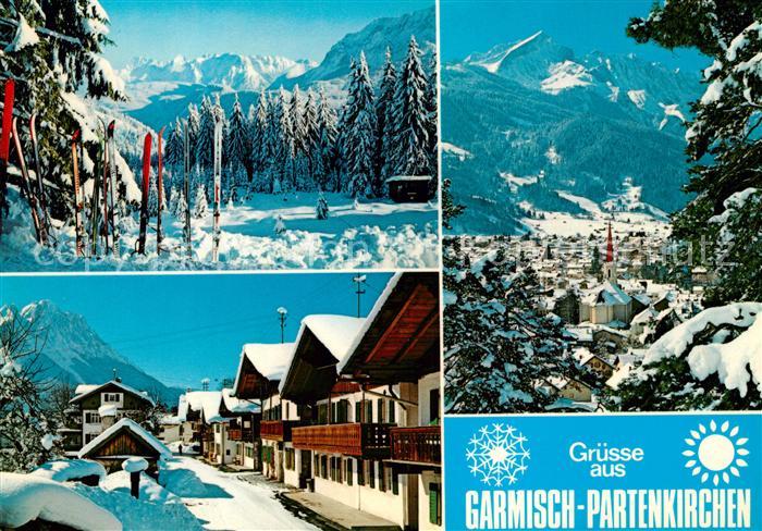GARMISCH-PARTENKIRCHEN Bayern Kreuzeck Karwendel Wettersteingebirge Zugspitze Al