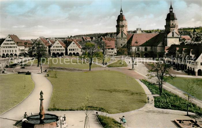 FREUDENSTADT BW Marktplatz mit Kirche