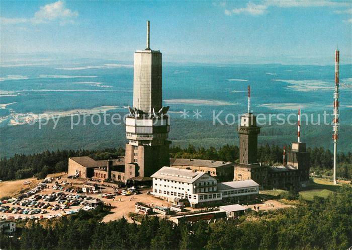 Feldberg Taunus Fliegeraufnahme mit Sendetuermen