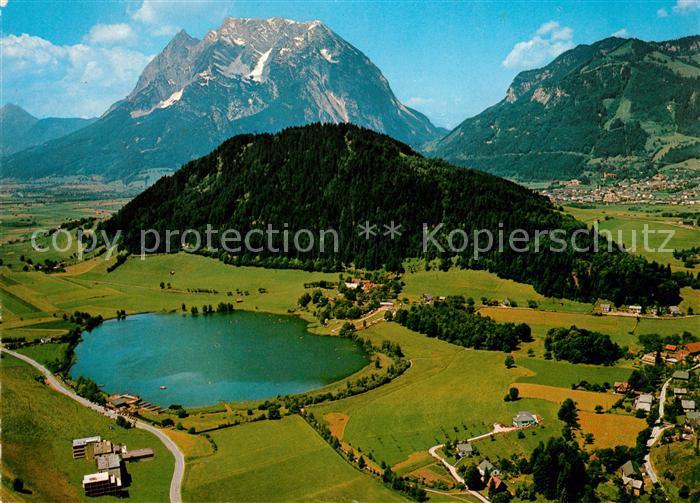 Aigen Ennstal Steiermark Fliegeraufnahme Putterersee mit Grimming