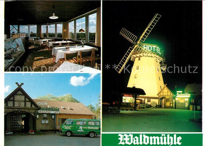 Suhlendorf Hotel Waldmuehle bei Nacht