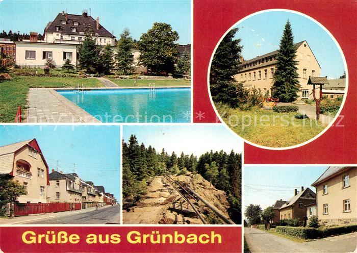 Gruenbach Auerbach Erzgebirge Ferienheime Geschwinster Scholl Louis Mueller Falk