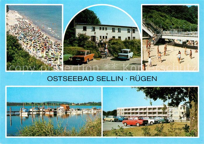 Sellin Ruegen Strand Erholungsheime Waldfrieden und Klubhaus Strand Selliner-See