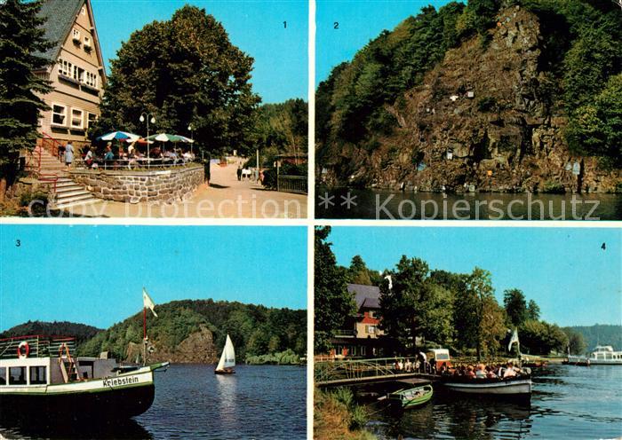 Talsperre Kriebstein Wappenfelsen Lauenhain zum Wappenfelsen