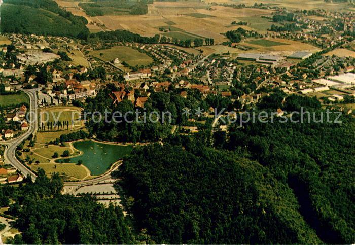 Bad Iburg Fliegeraufnahme Kurort am Teutoburger Wald