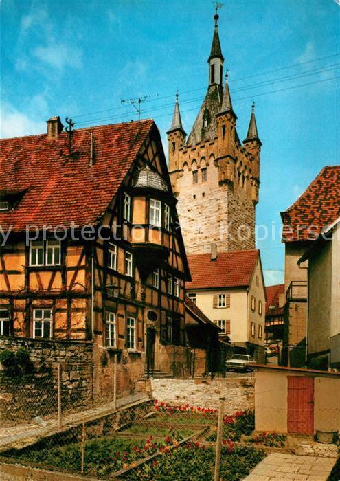 Bad Wimpfen Blauer-Turm und Elsaesser-Haus