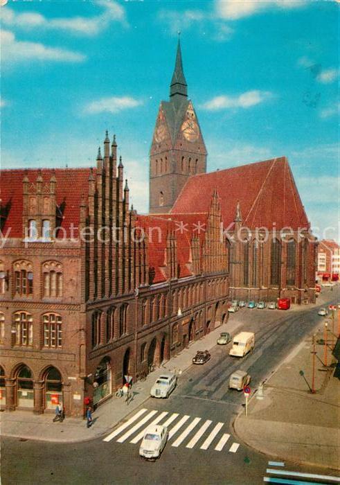 HANNOVER CITY Rathaus Marktkirche