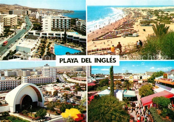 Playa del Ingles Fliegeraufnahme Strand Konzertplatz