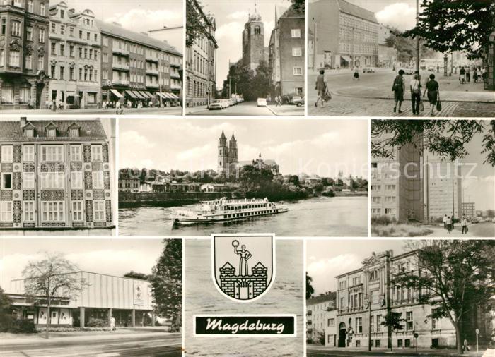 Karl-Marx-Stadt Halberstaedter-Strasse Markt Elbe Dom Schiffbreite Haus des Hand