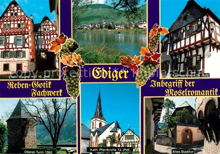 Ediger-Eller Ehemaliger Donauer-Hof Stadttor Oberer-Turm Fachwerk