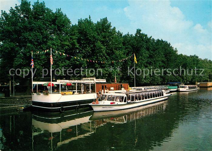 Amsterdam Niederlande Schiffs-Anlegebruecke