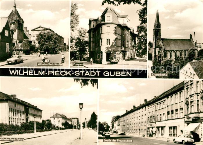 Guben Wilhelm Pieck Schule Klosterkirche Strasse-der-Freundschaft