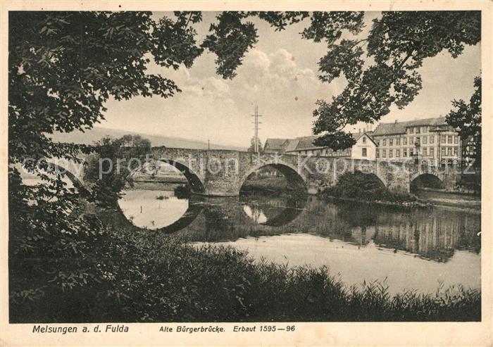 Melsungen Fulda Buergerbruecke